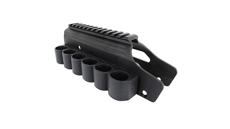 Tacstar Shotgun Rail Mount With Sidesaddle for 12 Gauge Mossberg 500/590
