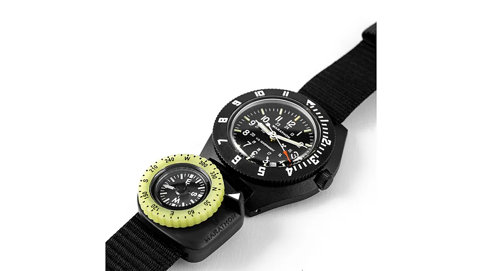 Marathon Clip-On Wrist Compass
