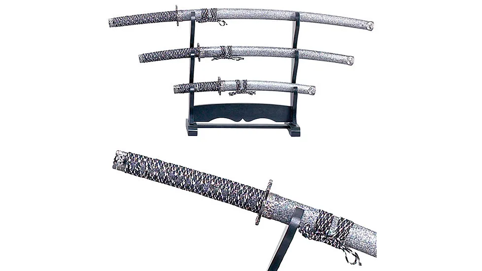 Master Cutlery Jbl-W4 Samurai Sword Set (L) 39.8" (M) 30.6" (S) 21" Overall