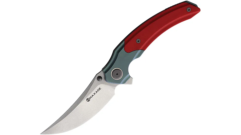 Maxace Rock Linerlock Red G10