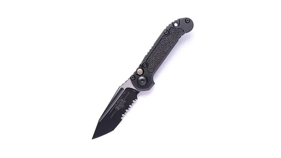 Microtech L.U.D.T. T/E Gen III Tactical Partial Serrated 3.5in Automatic Folding Knife