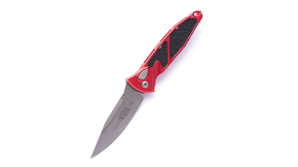 Microtech Soc Elite S/E Auto Stonewash Apocalyptic 4.05in Automatic Folding Knife