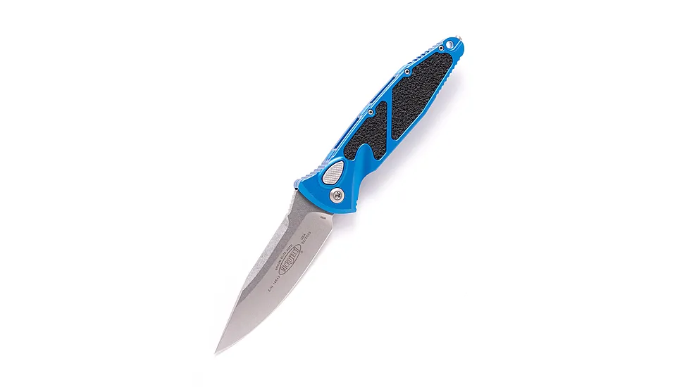 Microtech Socom Elite S/E-A Stonewash Standard 4.05in Automatic Folding Knife