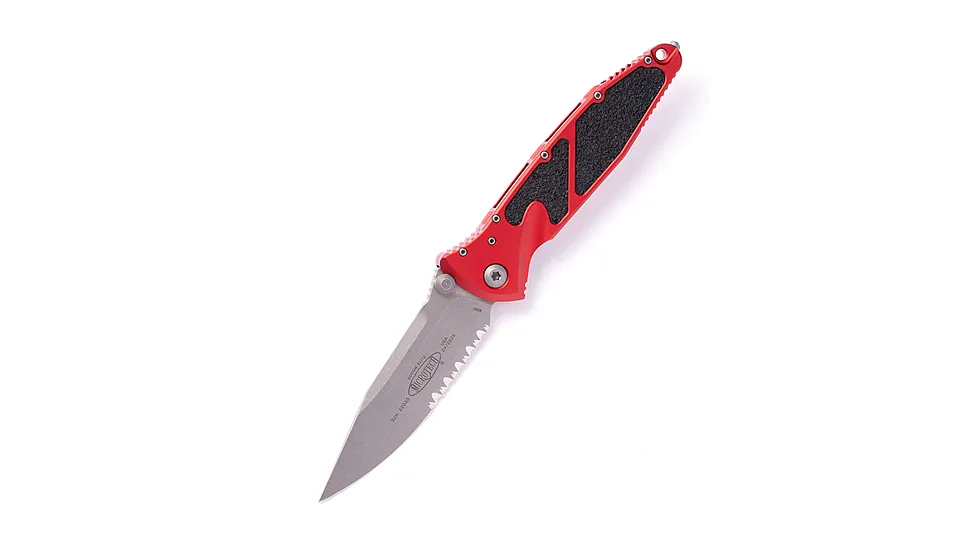 Microtech Socom Elite S/E Apocalyptic Part Serrate 4in Folding Knife