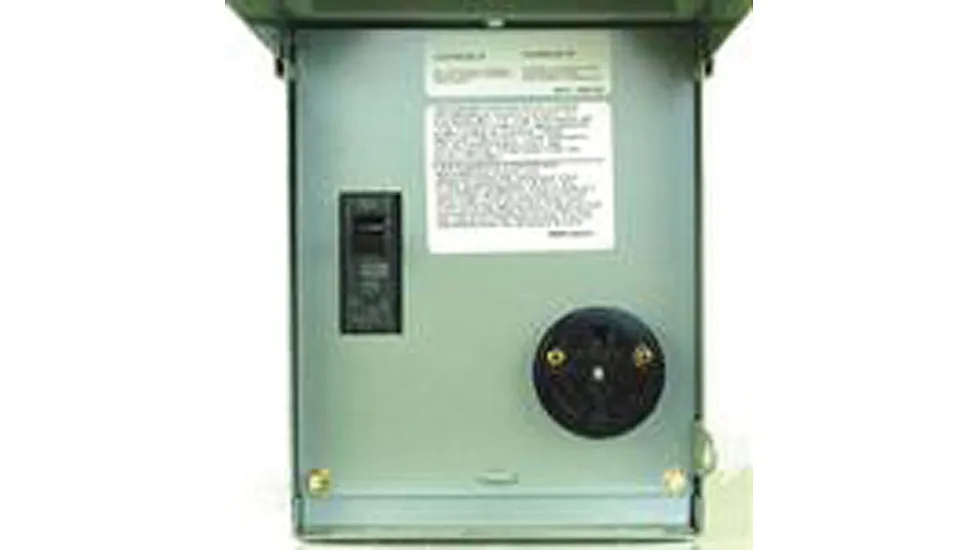 Midwest Electric Unmetered Surface Power Outlets 30A Single with Circuit