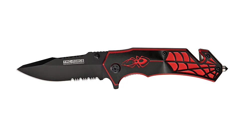 Master Cutlery Speed Assisted Spider Folding Knife, 3.25in
