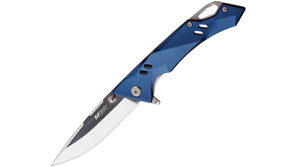 Mtech Framelock Blue Folding Knife