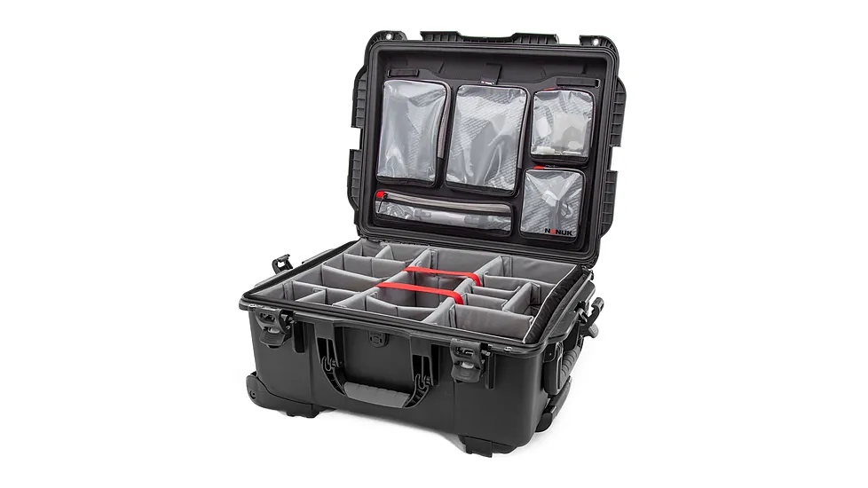 Nanuk Case 955 w/lid org. - w/divider