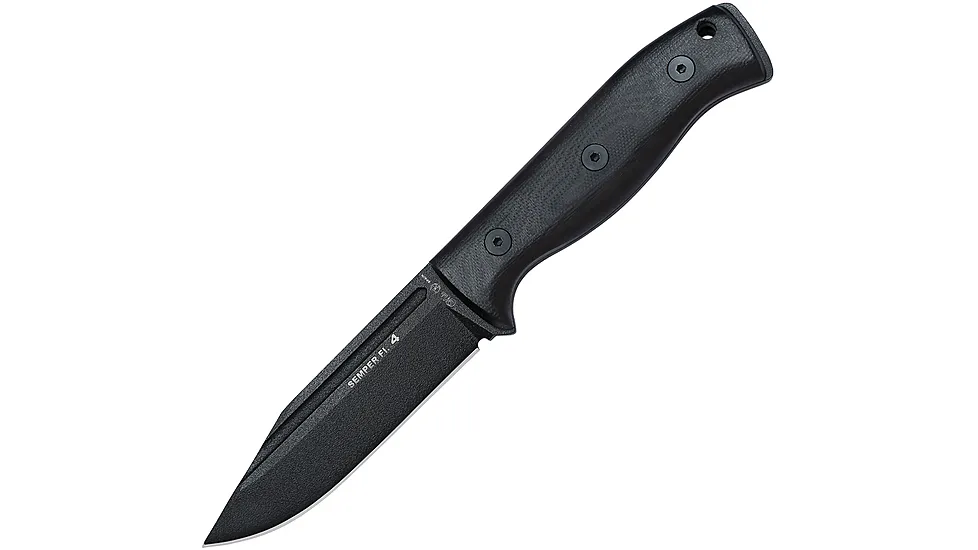 Nieto Semper Fi 4 Fixed Blade Black