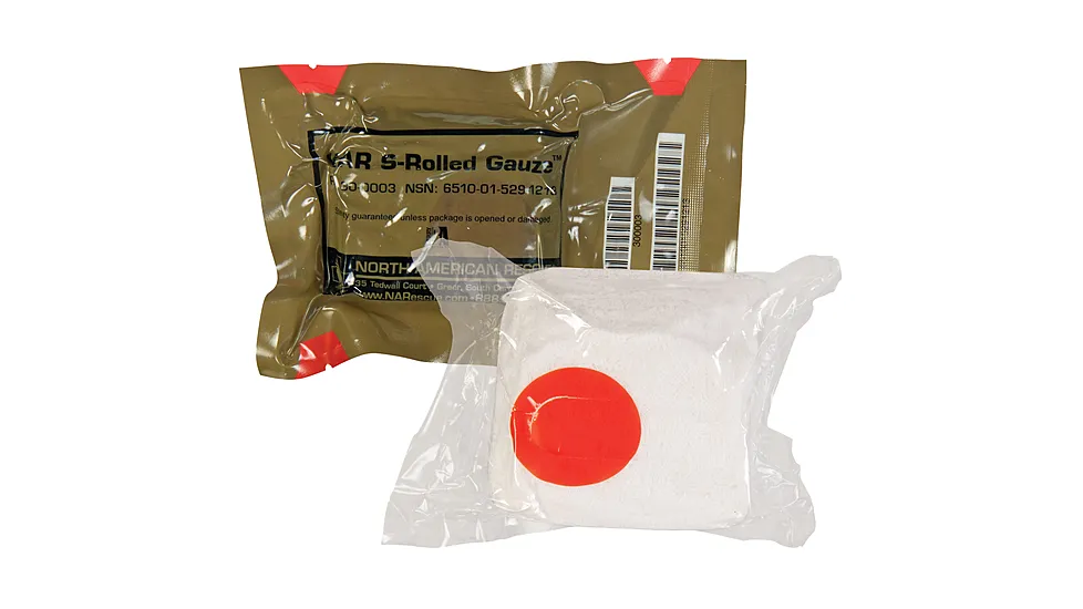 North American Rescue S-Rolled Gauze