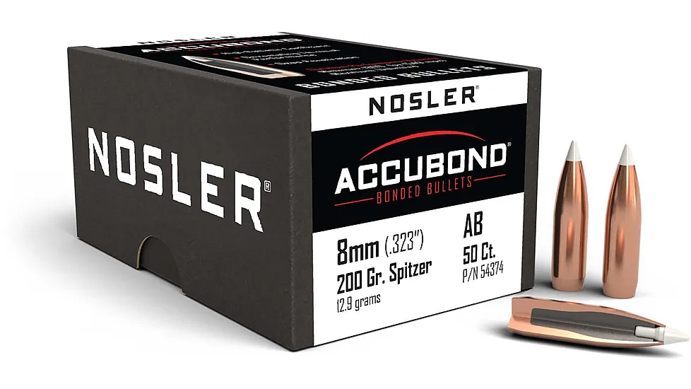 Nosler AccuBond Rifle Bullet 8mm 200gr
