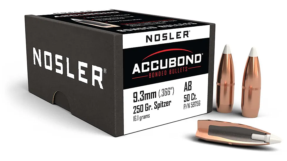Nosler AccuBond Rifle Bullet 9.3mm 250gr