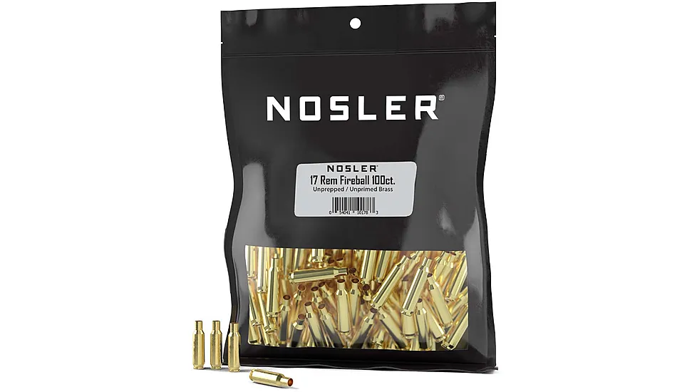 Nosler Bulk Rifle Brass .17 Remington Fireball