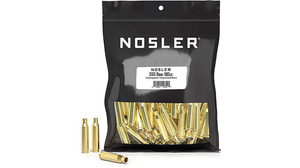 Nosler Bulk Rifle Brass .260 Remington