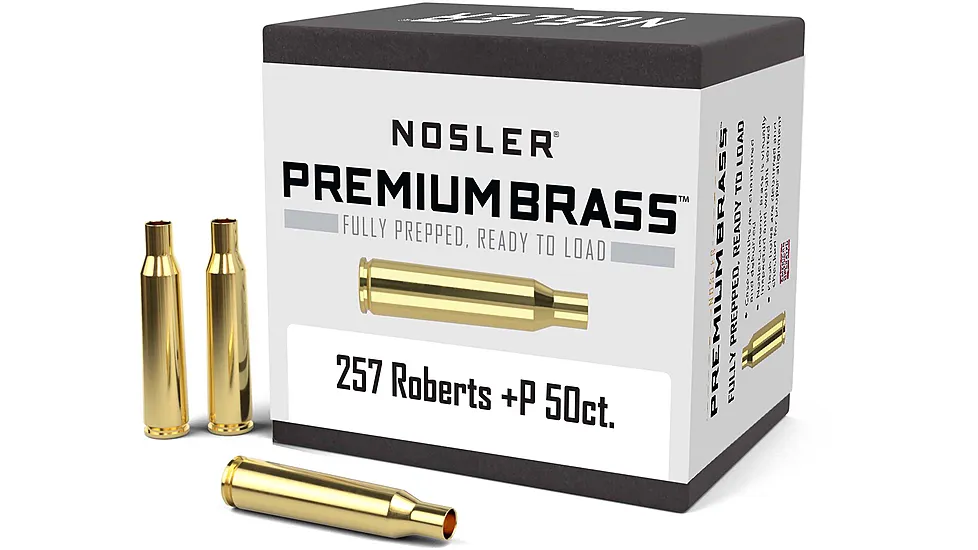 Nosler Custom Rifle Brass .257 Roberts +P