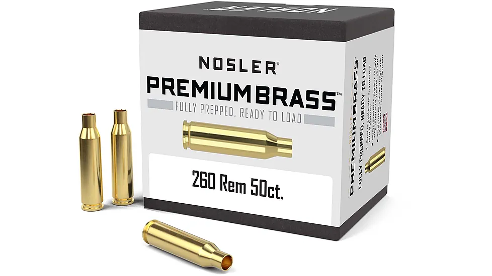 Nosler Custom Rifle Brass .260 Remington