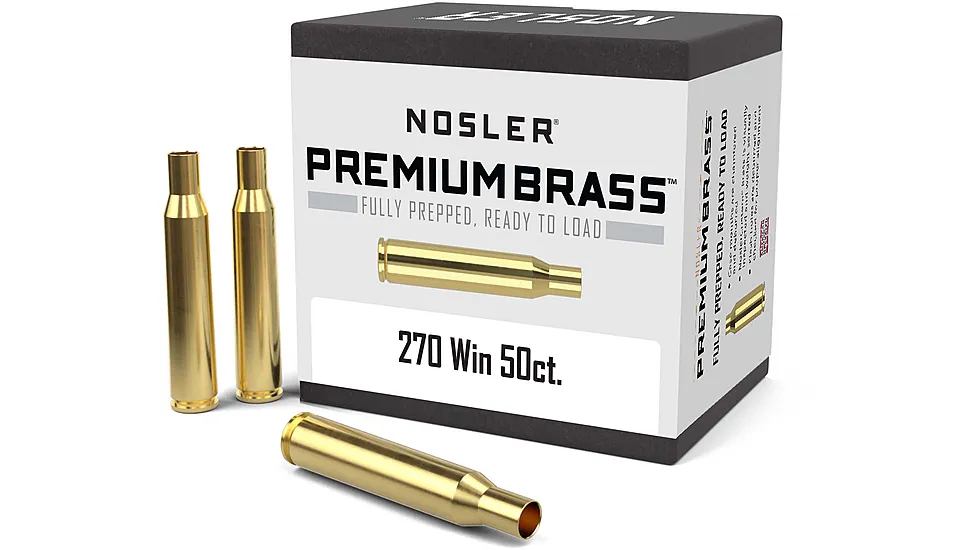 Nosler Custom Rifle Brass .270 Winchester