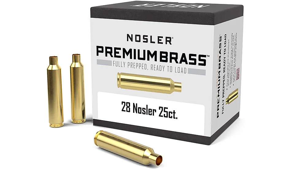 Nosler Custom Rifle Brass .28 Nosler