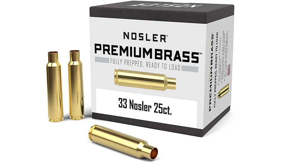 Nosler Custom Rifle Brass .33 Nosler