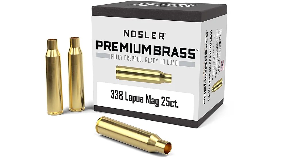 Nosler Custom Rifle Brass .338 Lapua Magnum