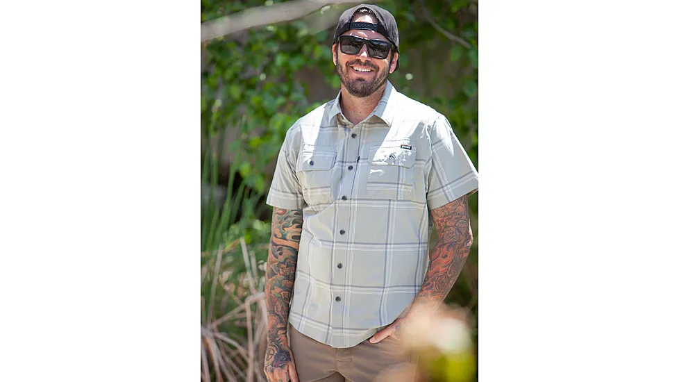 Off The Grid Jack Knife SS Shirt - Sage Green EF378D54