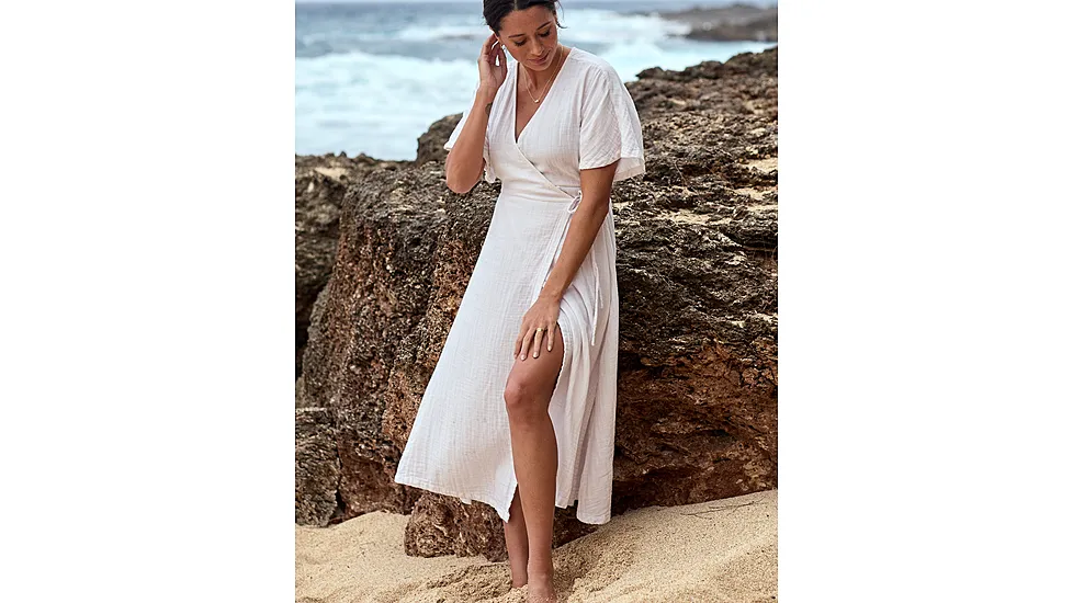 Outerknown Luna Wrap Dress 2B5D278E