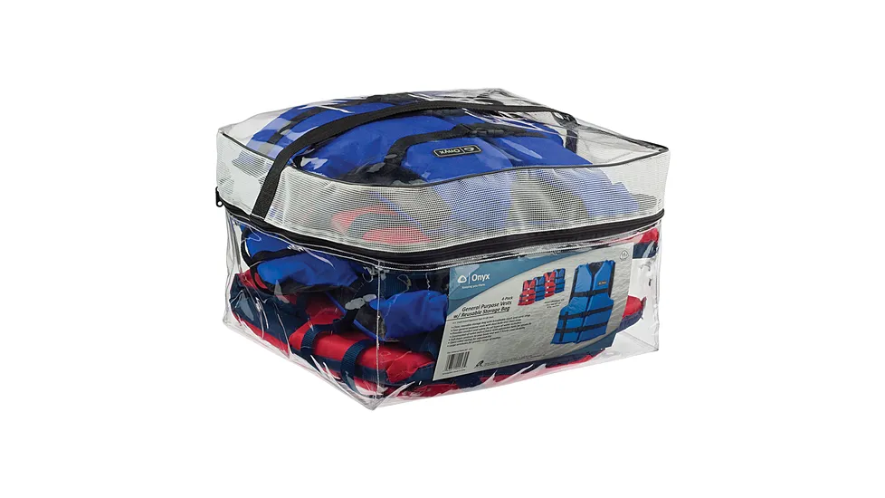 ONYX 103200-999-004-12 Kit Of Four General Purpose Vests With Reusable Storage Bag