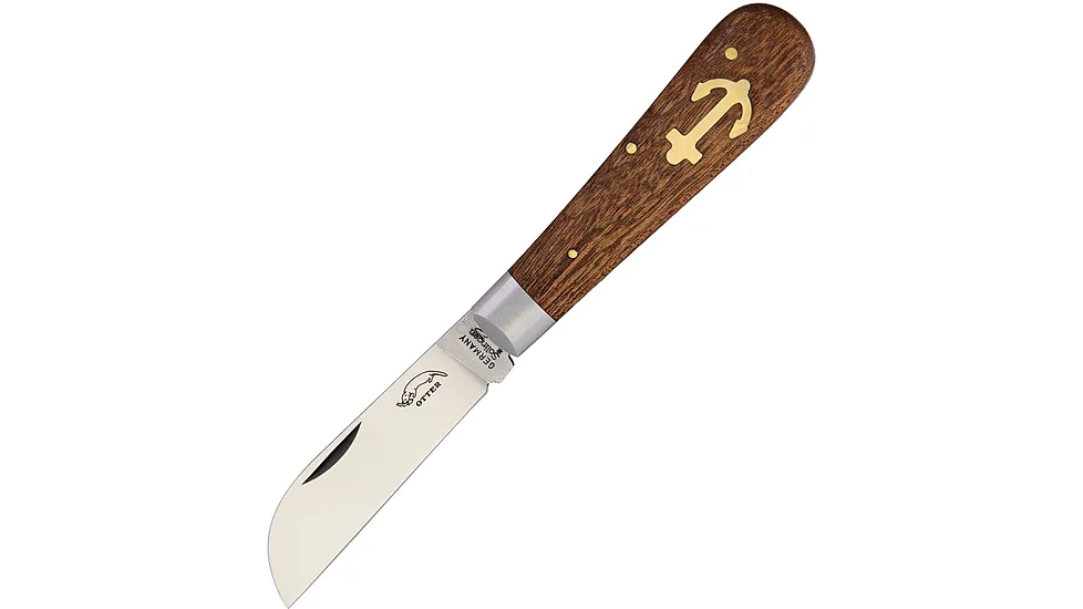 OTTER-Messer Small Anchor Knife Sapeli Wood