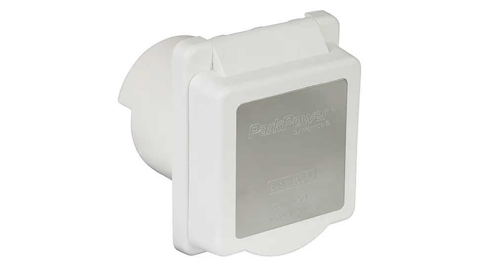 ParkPower 301ELRV Square Power Inlet 125V 30 Amp