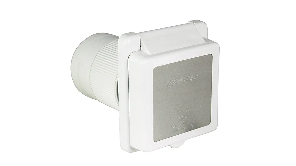 ParkPower 6353ELRV Standard RV Square Power Inlet 50 Amp