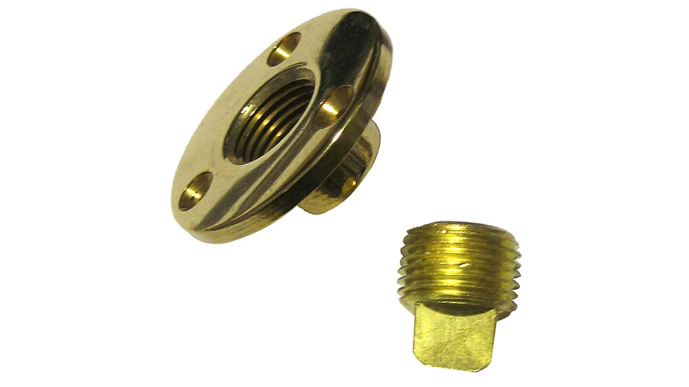 Perko Garboard Drain & Drain Plug Assy Cast Bronze/Brass