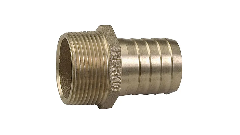 Perko 3/4" Pipe to Hose Adapter Straight Bronze