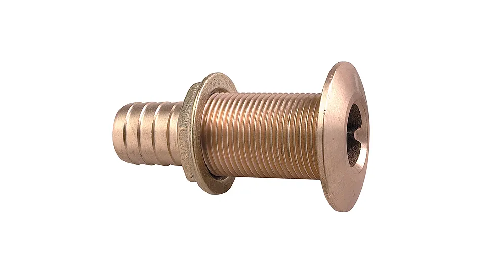 Perko 1-1/8" Thru-Hull Fitting f/ Hose Bronze