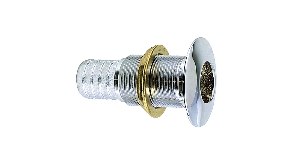 Perko 5/8" Thru-Hull Fitting f/ Hose Chrome Plated Bronze