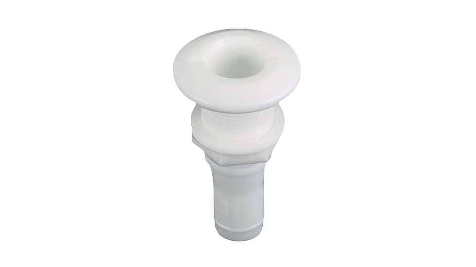 Perko 1/2" Thru-Hull Fitting f/ Hose Plastic