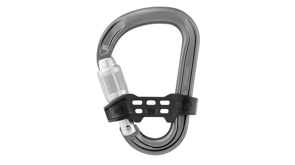 Petzl Attache Screw-Lock Bar Carabiner