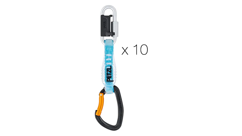 Petzl Djinn Steel Axess Quickdraws - 10 Pack