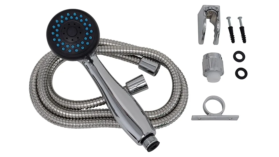 Phoenix Faucets By Valterra 3 Function Handheld Shower Kit 60" Metal Chrome