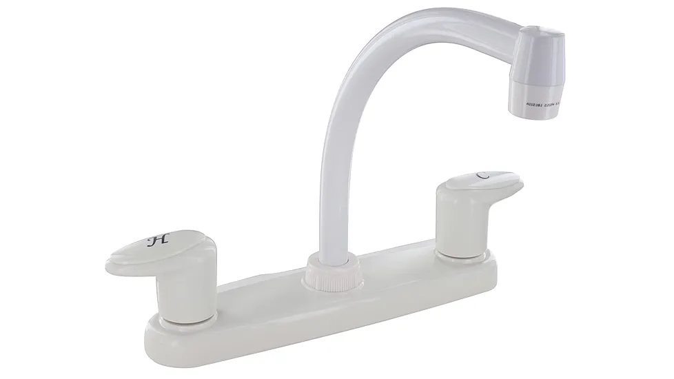 Phoenix Faucets By Valterra Catalina Two-Handle 8" Kitchen Faucet With Hi-Arc Spout