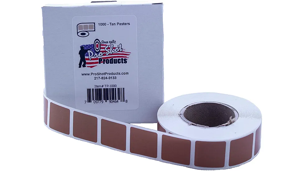 Pro-Shot Square Target Repair Patches, .875in