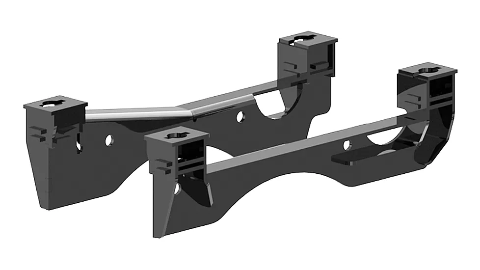 PullRite 2332 Isr Series 20K Superrail Custom Mounting Kit For 2017 2019 Ford F250 & F350 Trucks With Aluminum Bed