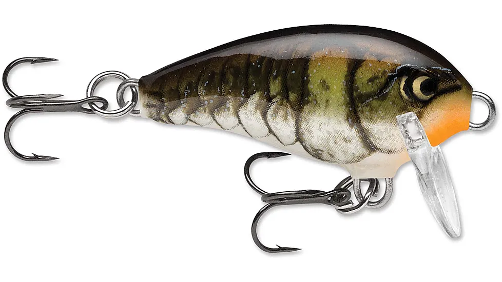 Rapala Mini Fat Rap Crankbait, 1 1/2in, 1/8oz, Firetiger