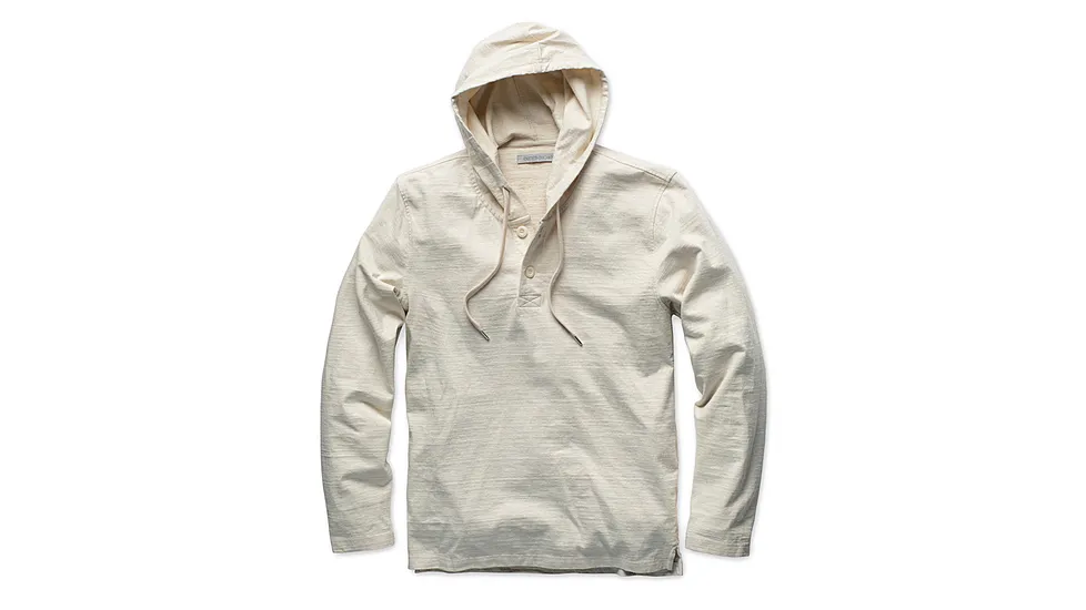 Outerknown The New Denim Project Hooded Henley - Outerworn 6A39E541