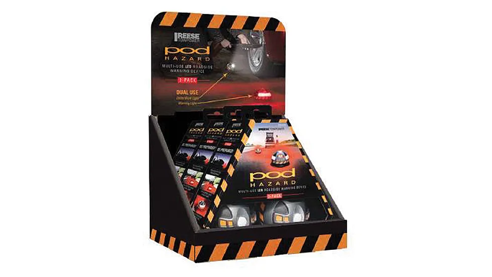 Reese Pod Hazard Warning Lights Display Box, 3 Xs