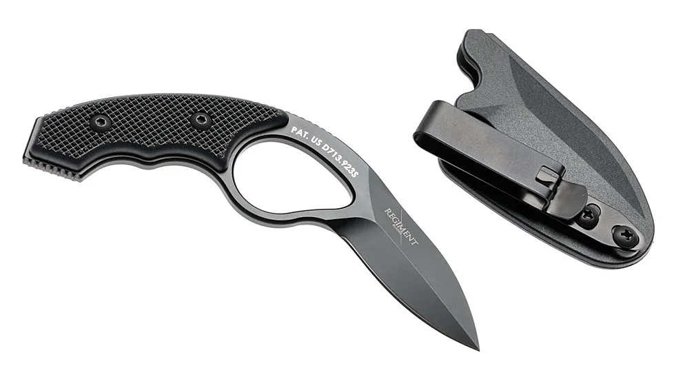Regiment Blades Low Viz Pro 2.3in Fixed Blade Knife