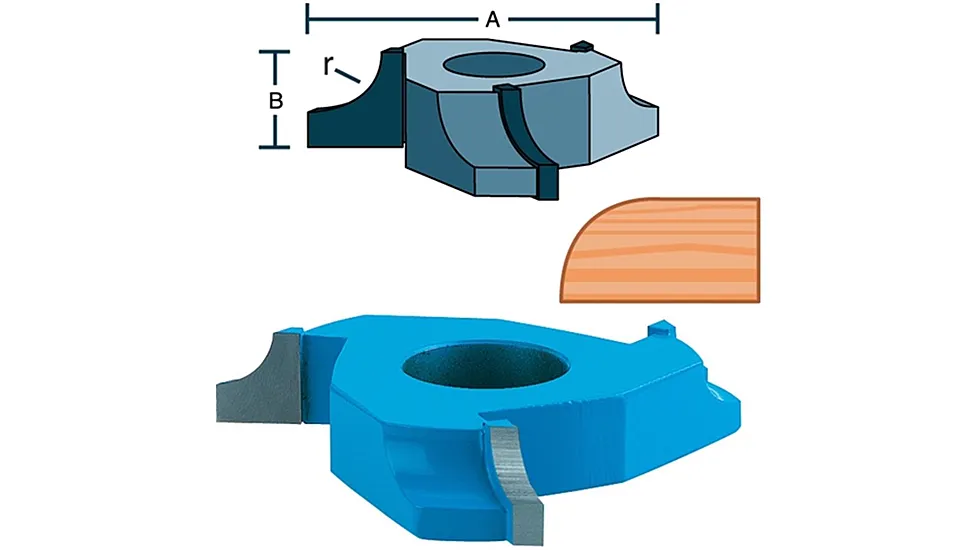 Roman Carbide Radius Corner Round Bore
