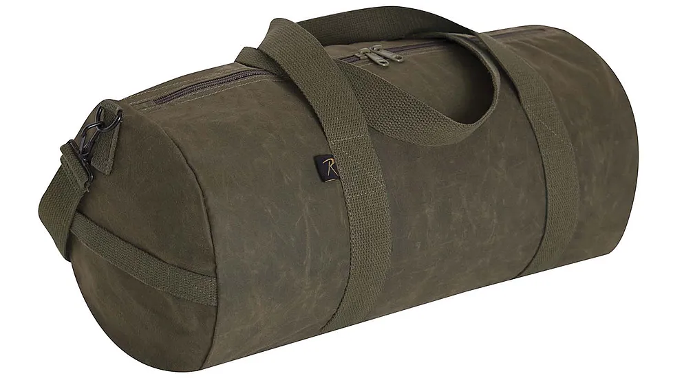 Rothco 19 Inch Waxed Canvas Shoulder Duffle Bag