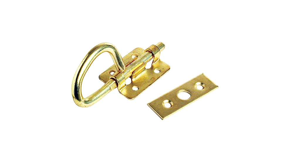 RV Designer Brass Bunk Latch 3 1/2"