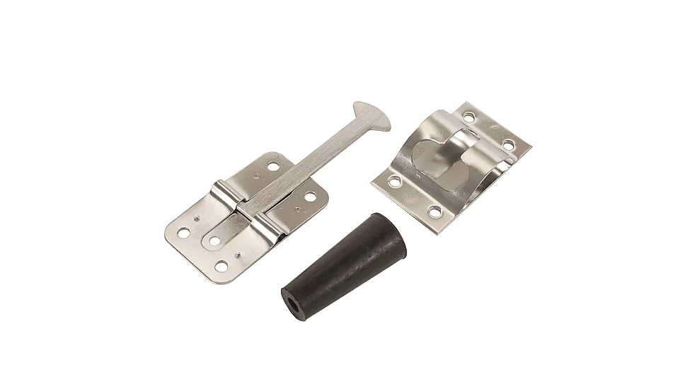 RV Designer Stainless Steel T Style Entry Door Holder 3.75"
