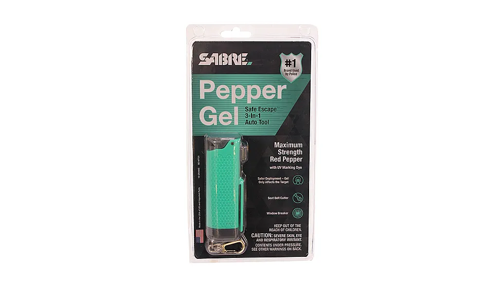 Sabre SEMT01 Safe Escape Tool Safe Escape Tool/Pepper Gel Mint
